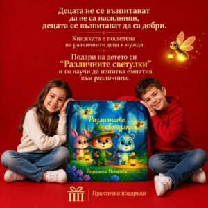 " Различните светулки"- книжка с кауза